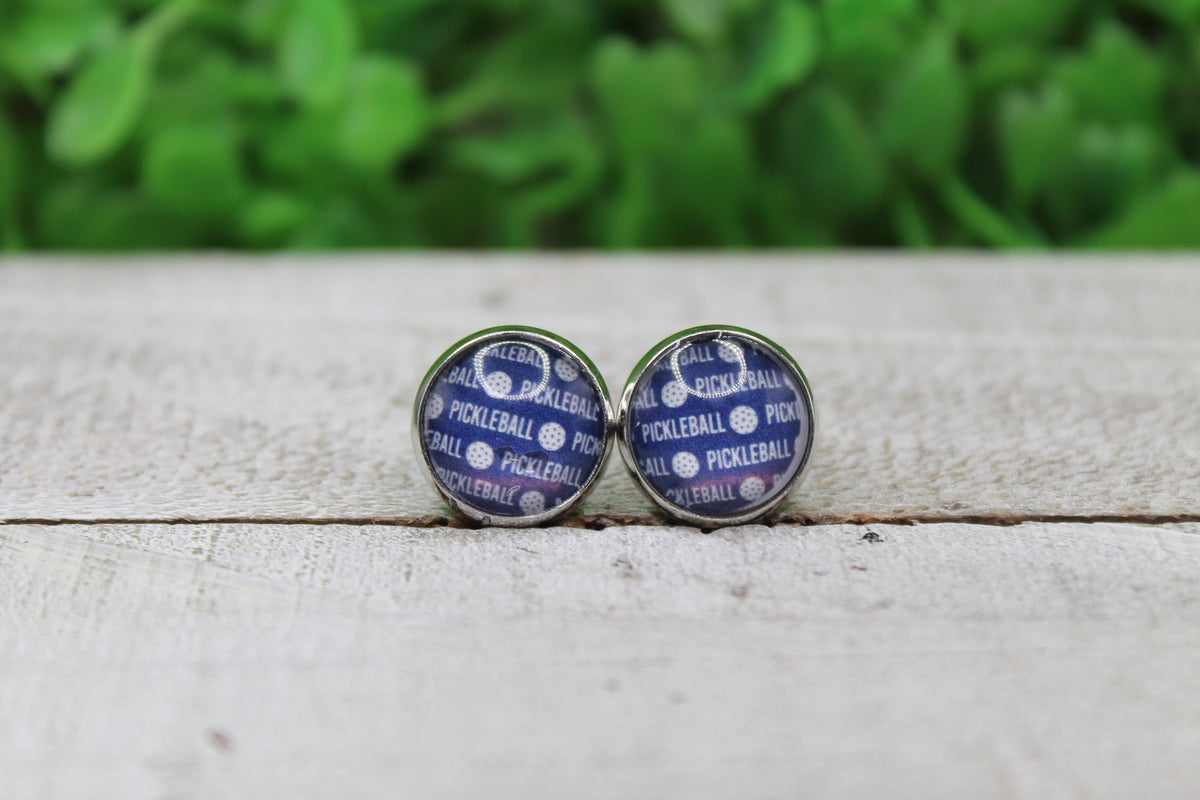 Pickleball Stud Earrings
