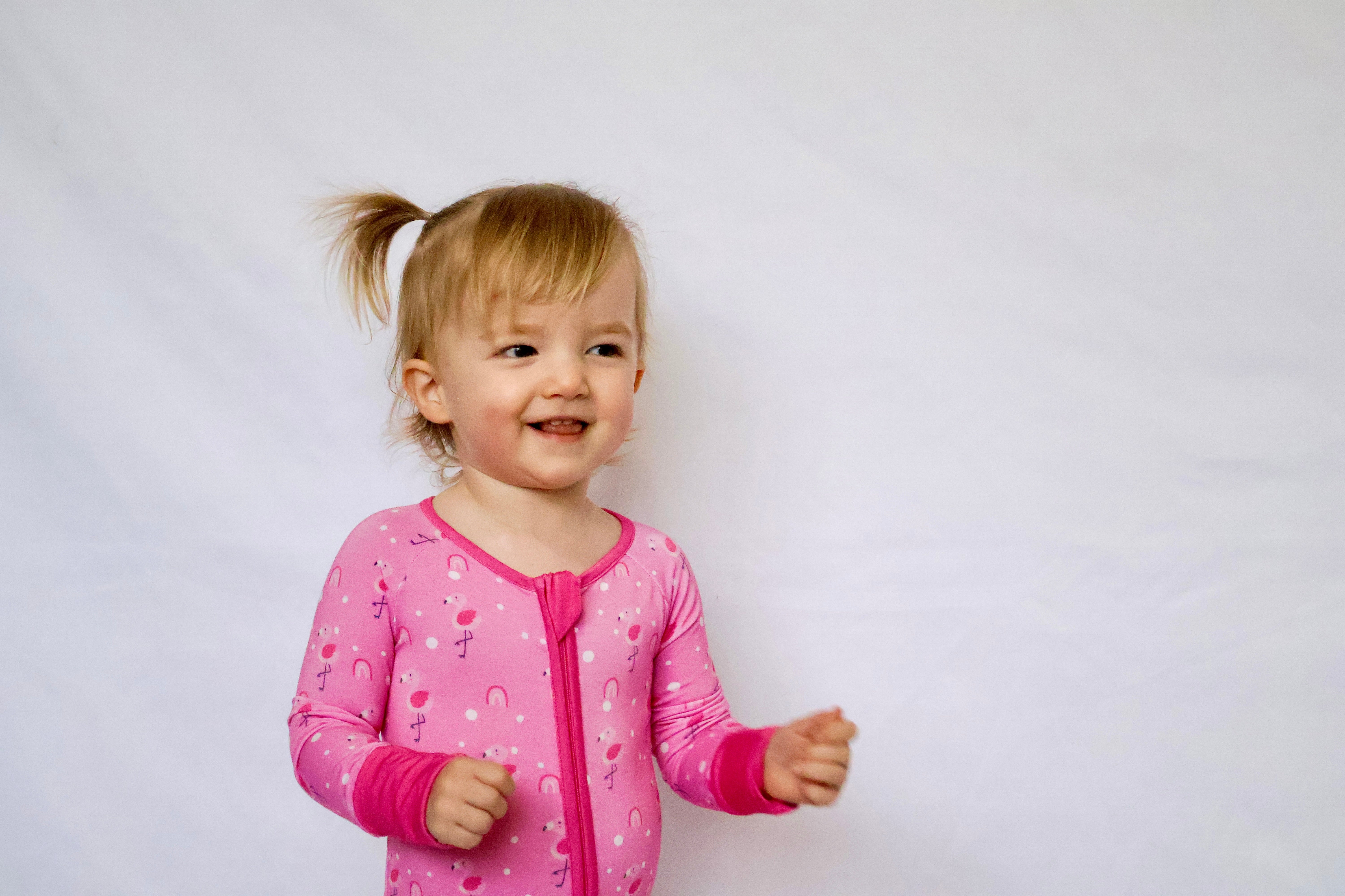 Baby Flamingo Romper Pink - Aaria Tees Aaria Tees