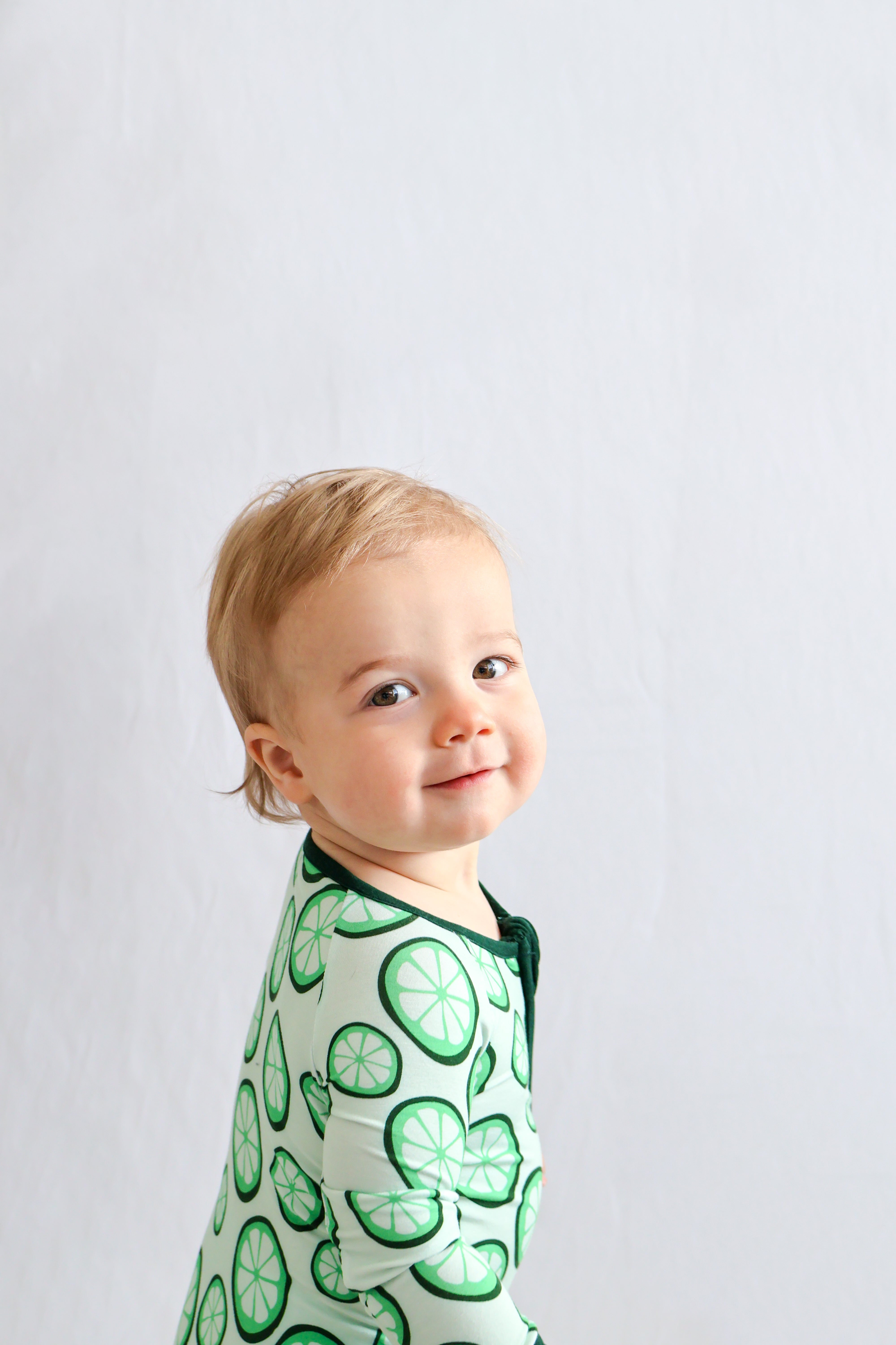 Lime Green Baby Romper - Aaria Tees Aaria Tees