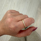 Aimee CZ Bezel Ring Aaria Tees