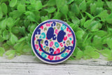 Colorful Leopard Smiley Phone Grip / Stand Aaria Tees
