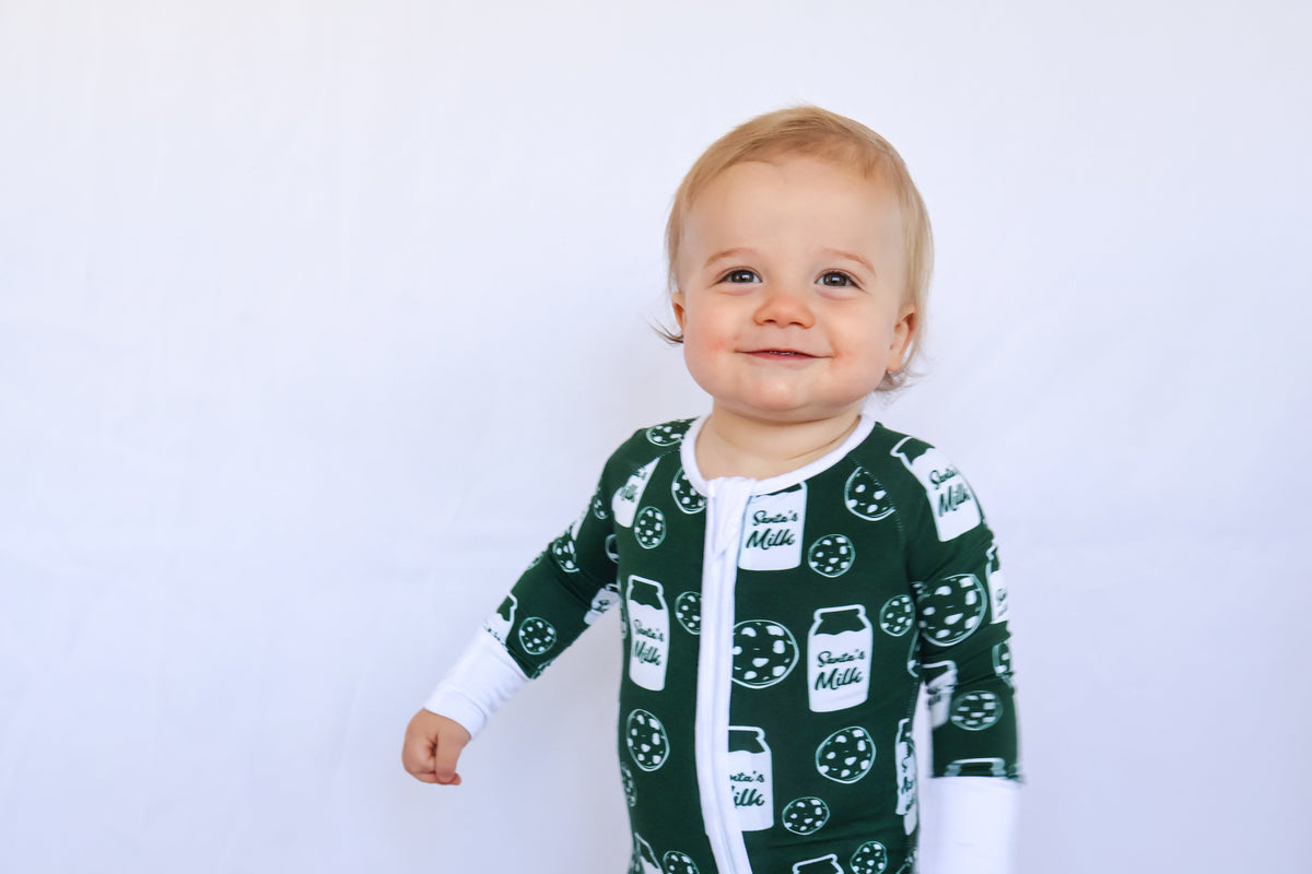 Santa’s Milk and Cookies Romper - Aaria Tees