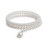 Gretchen Pearl Wrap Necklace Aaria Tees