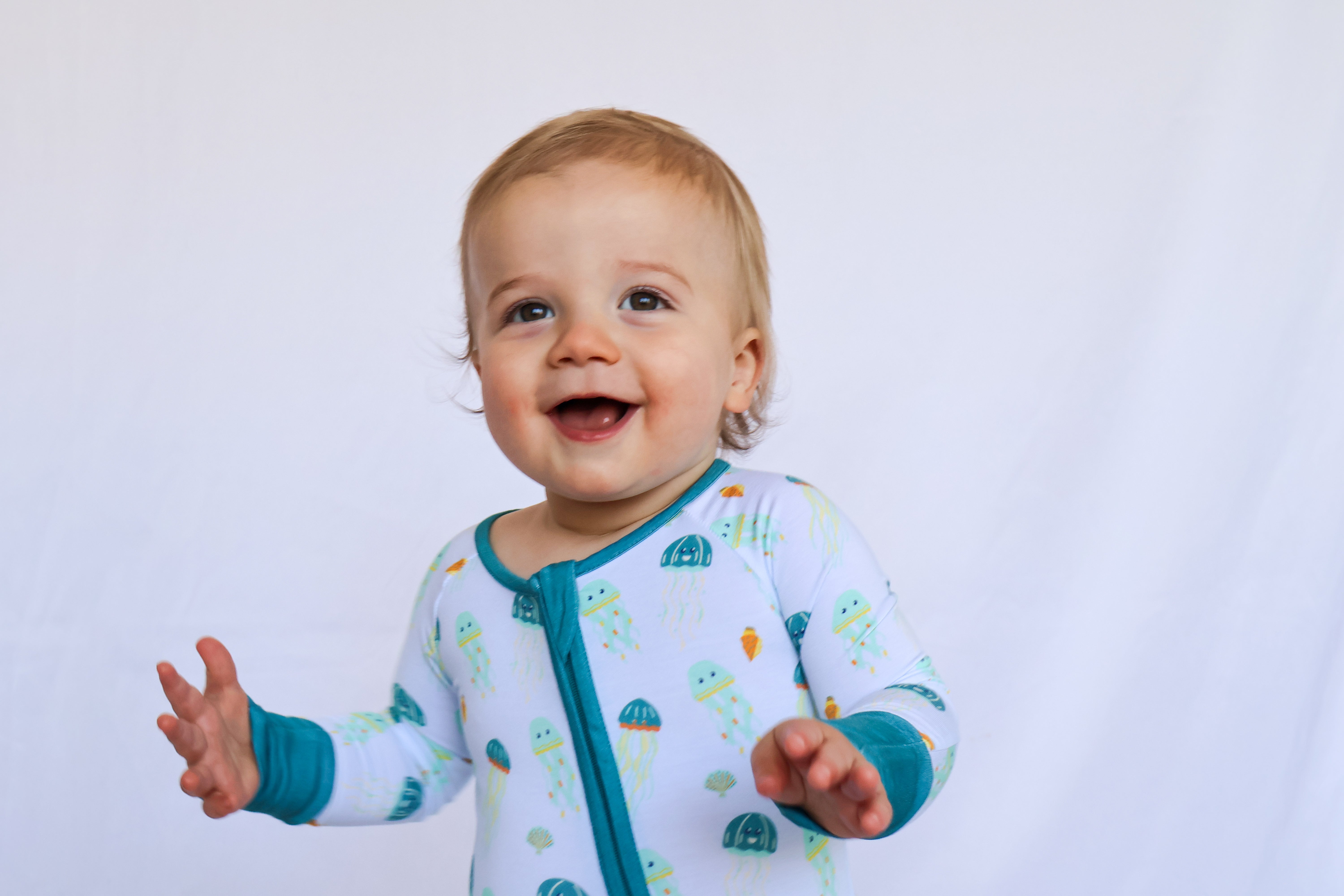 Jellyfish Baby Romper - Aaria Tees Aaria Tees