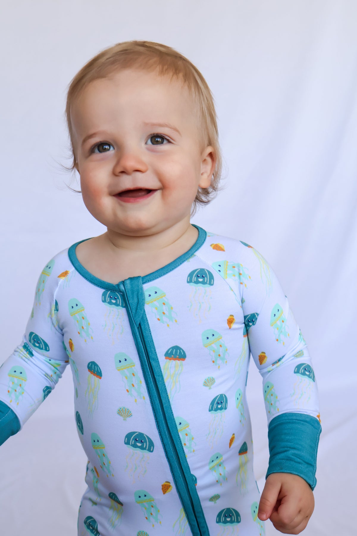 Jellyfish Baby Romper - Aaria Tees