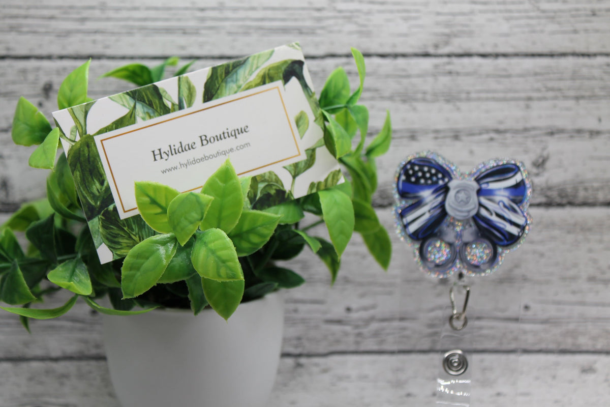 Law Enforcement Bow Badge Reel