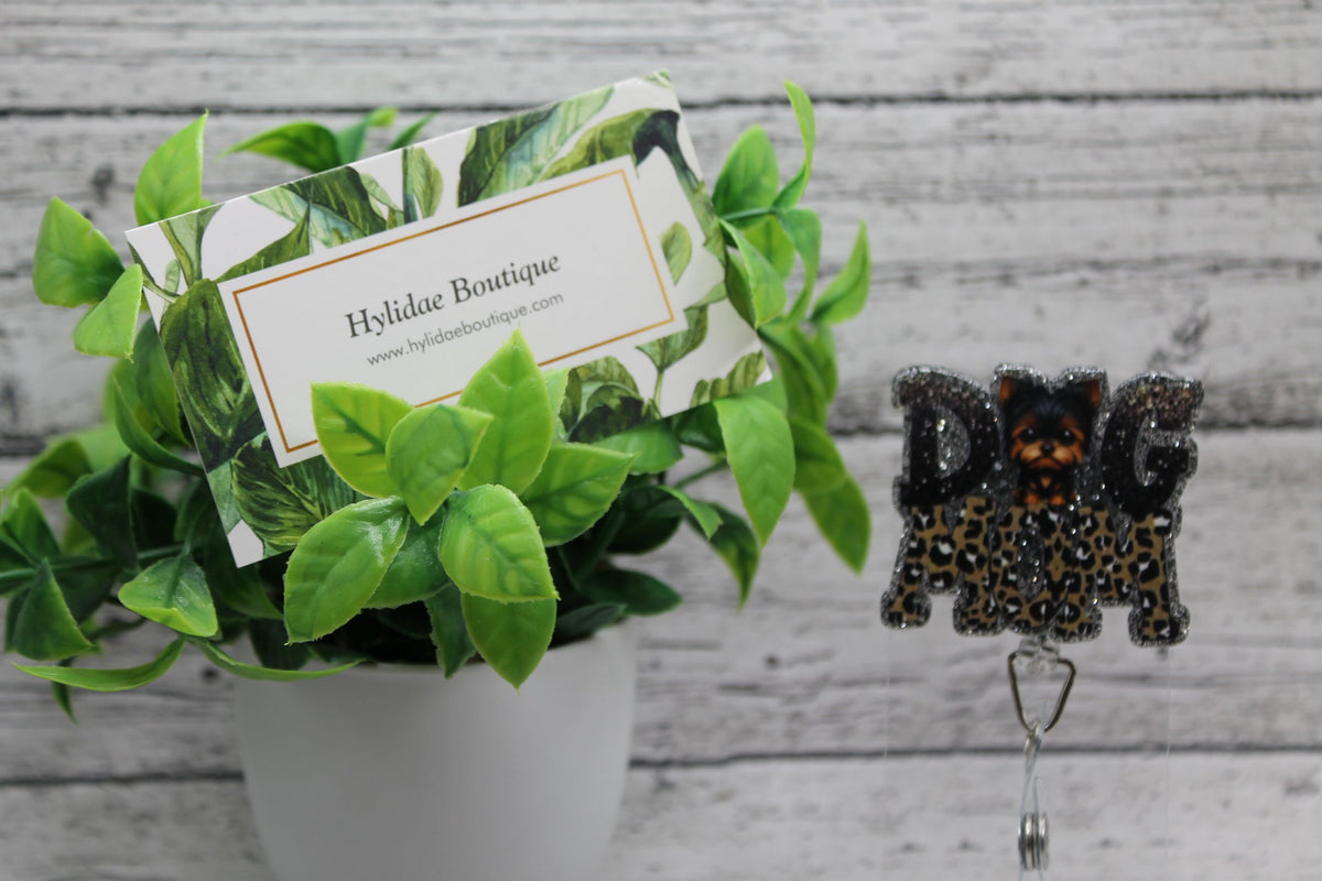 Dog Mom Badge Reel