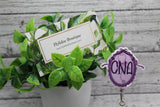 CNA Framed Purple Badge Reel Aaria Tees