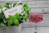 NURSE Colorful Badge Reel Aaria Tees