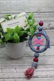 Stained Glass Butterfly Car Charm Aaria Tees