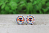 Phillies Baseball Stud Earrings Aaria Tees