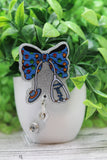 Super Hero Nurse Bow Stethoscope Badge Reel Aaria Tees
