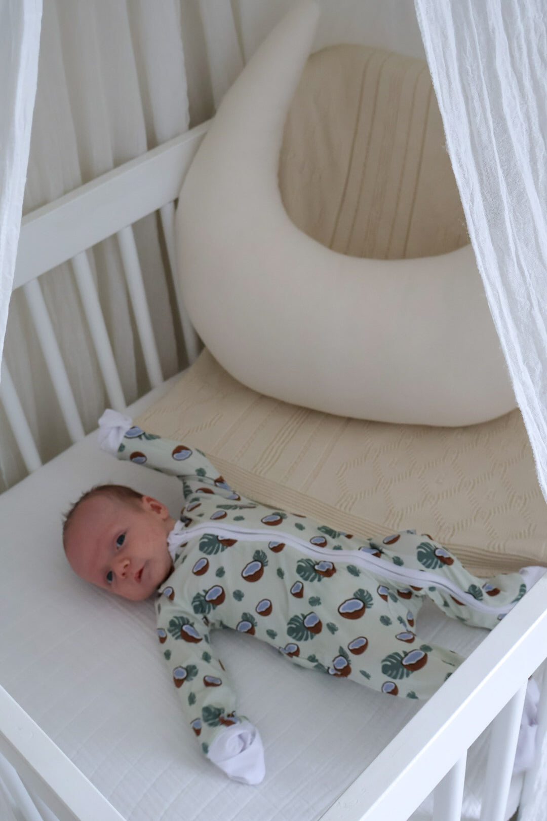 Coconut Baby Romper - Aaria Tees Aaria Tees