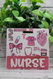NURSE Medical Collage Badge Buddy Aaria Tees