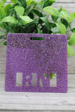 RN Purple Glitter Badge Buddy Aaria Tees
