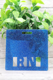 RN Blue Glitter Badge Buddy Aaria Tees