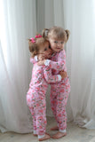 Pink Paradise Baby Pajama Set - Aaria Tees Aaria Tees
