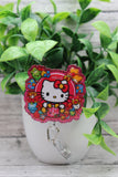 Colorful Cat Badge Reel Aaria Tees
