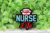 Nurse Life Badge Reel Aaria Tees