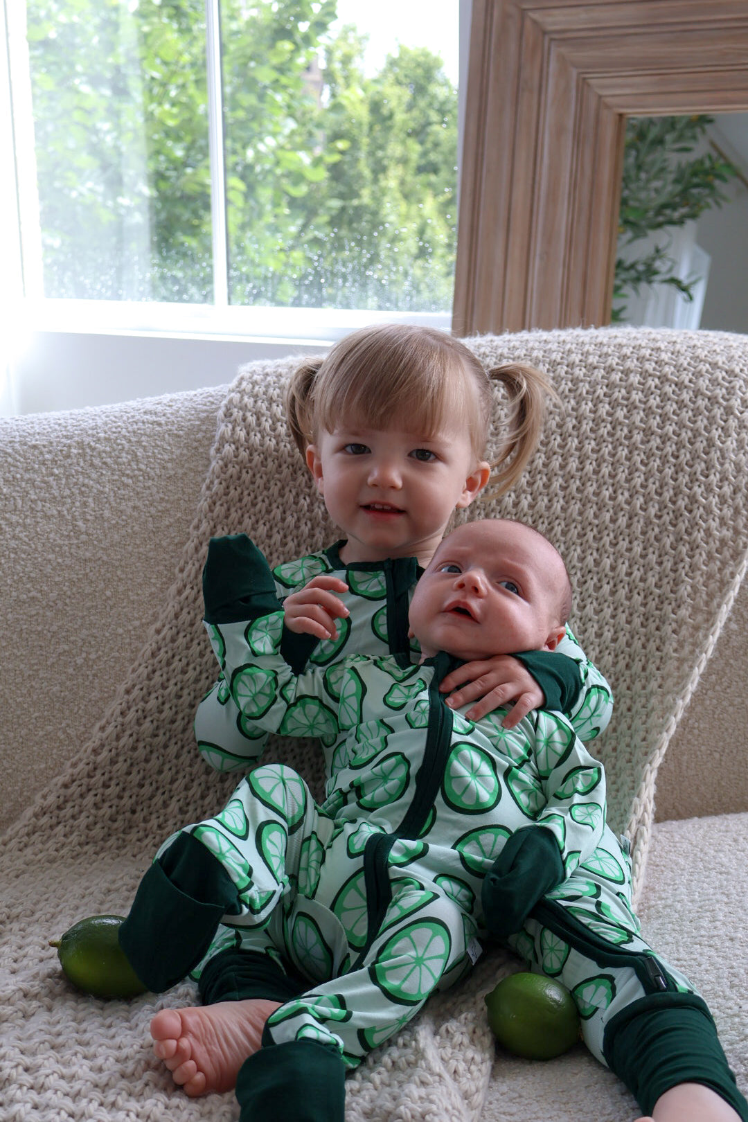Lime Green Baby Romper - Aaria Tees Aaria Tees