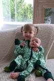 Lime Green Baby Romper - Aaria Tees Aaria Tees