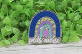 Peds Nurse Rainbow Badge Reel Aaria Tees