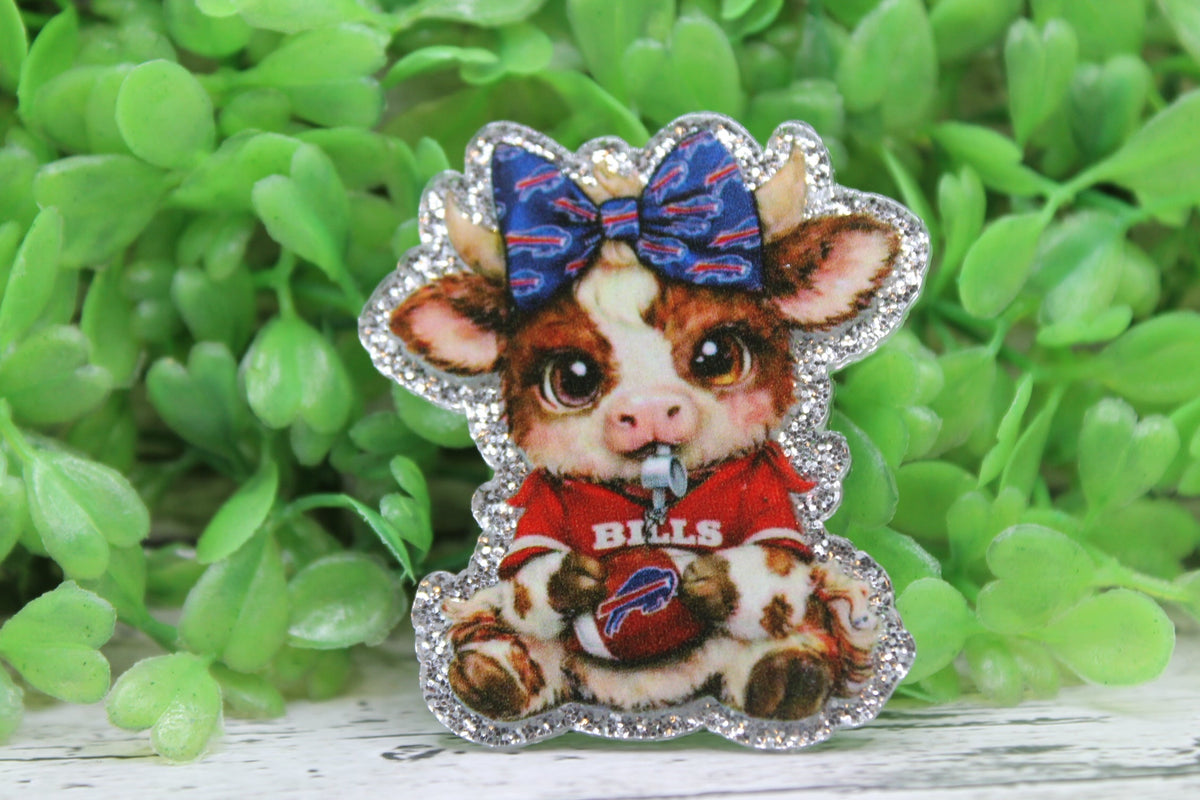 Bills Football Cow Badge Reel