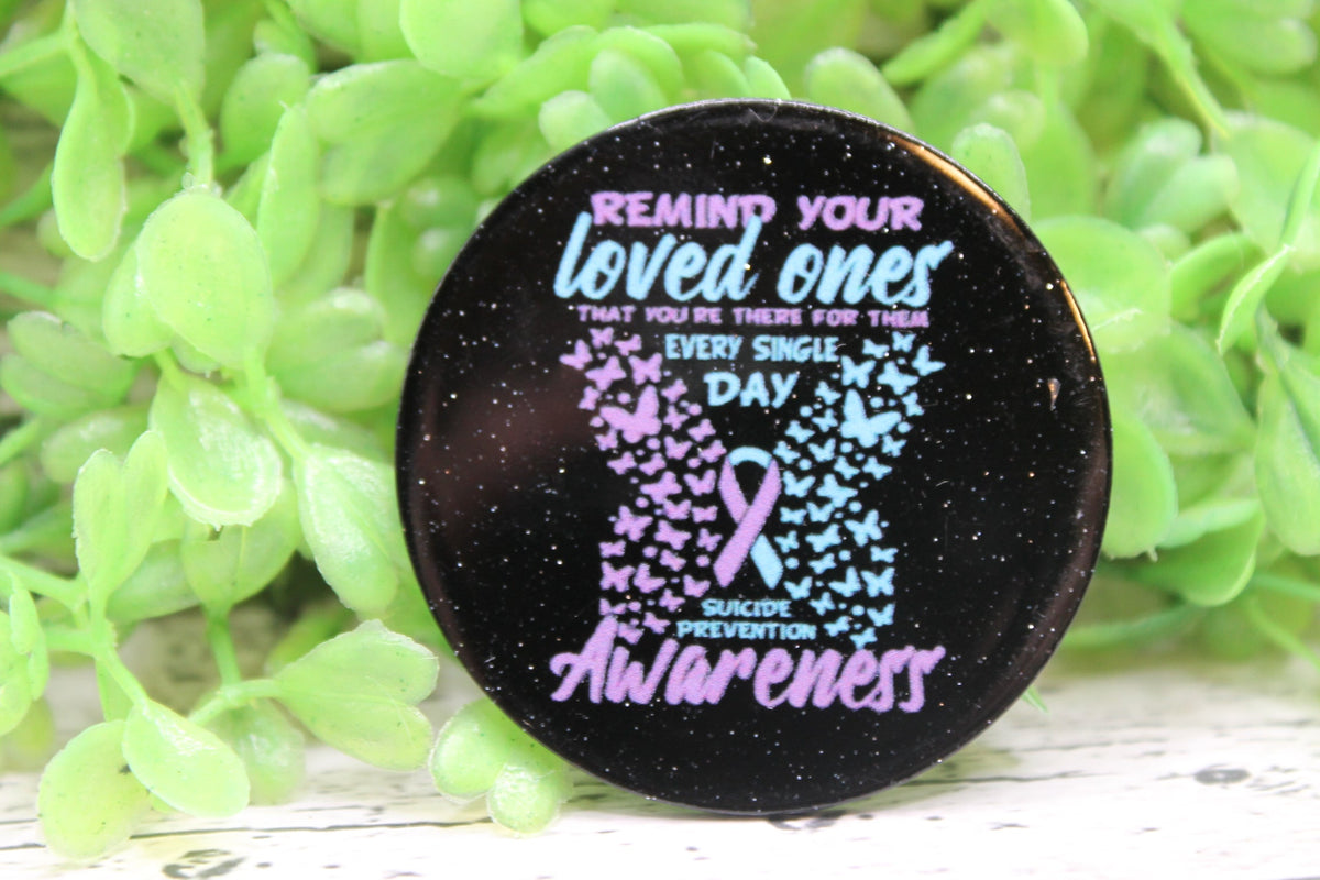 Suicide Prevention Awareness Circle Badge Reel