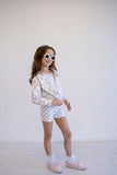 Pretty in motion- Neutral Bloom 2-piece set Aaria Tees