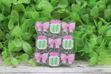 Pickles and Pink Bows Badge Reel Aaria Tees