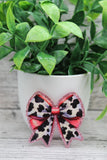 Cow & Pink Bow Badge Reel Aaria Tees