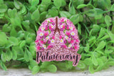 Pulmonary Floral Lungs Badge Reel Aaria Tees