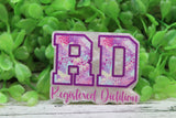 Registered Dietitian Badge Reel Aaria Tees