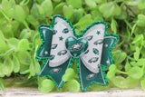 Eagles Football Bow Badge Reel Aaria Tees