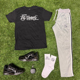Fly Supply Logo: Black (10 Year Anniversary) - Aaria Tees Aaria Tees