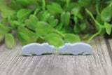 Blue Alligators Stud Earrings Aaria Tees