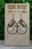 Bark Dog Teardrop Earrings Aaria Tees