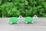 Turtle Google Eye Stud Earrings Aaria Tees