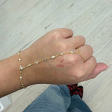 Seraphine CZ Hand Chain Bracelet Aaria Tees