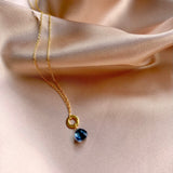 Amethyst Mini Layering Necklace Aaria Tees