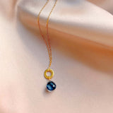 Amethyst Mini Layering Necklace Aaria Tees