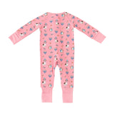 Hanukkah Pets (Convertible Zip Footies) - Pink - Aaria Tees Aaria Tees