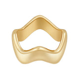 Wavy Band Ring Aaria Tees