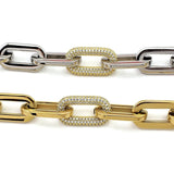Jenna Pave Bracelet - Silver Aaria Tees