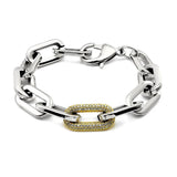 Jenna Pave Bracelet - Silver Aaria Tees
