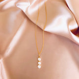 Pearl Bar Necklace Aaria Tees