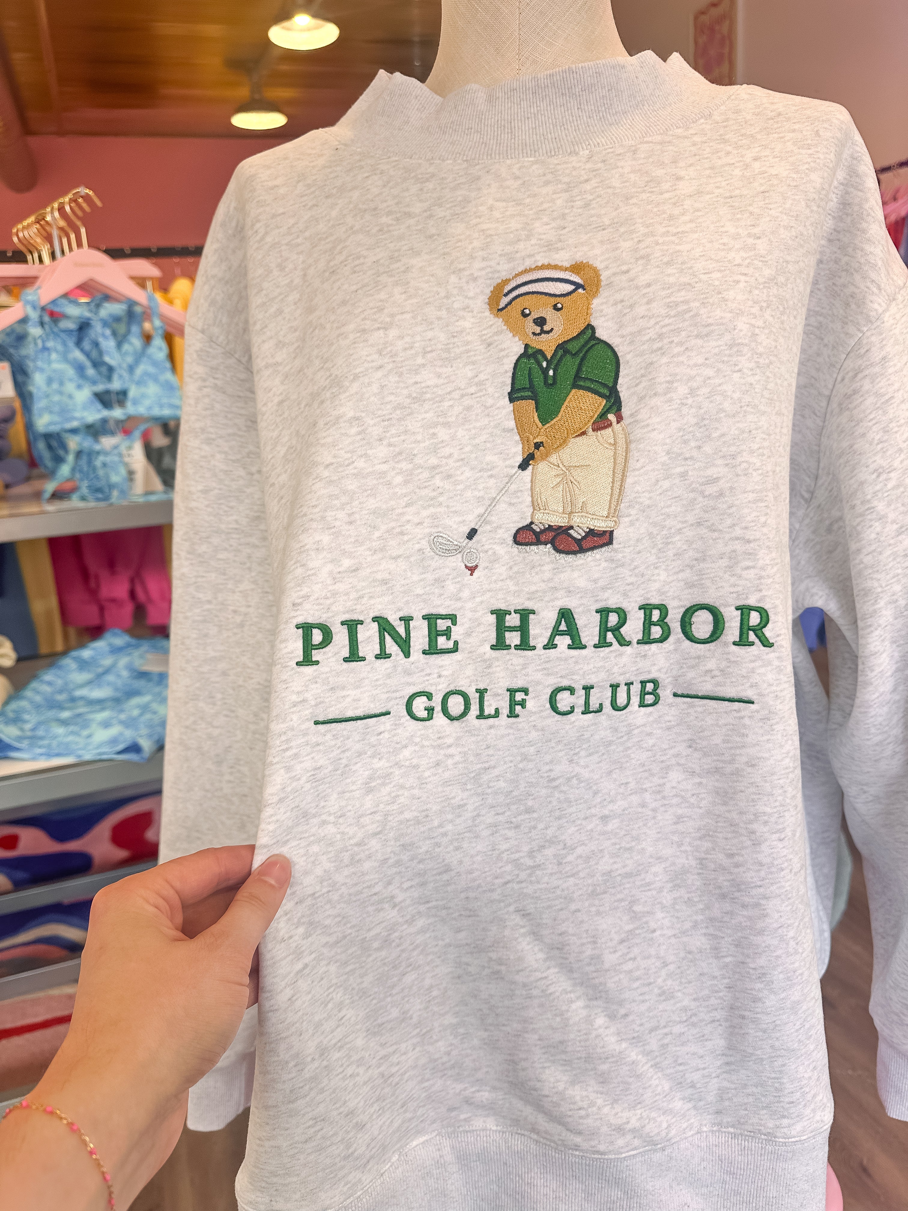 Pine Harbor Golf Club Mock Neck - Aaria Tees Aaria Tees