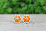 Sunflower Paw Print • Stud Earrings Aaria Tees