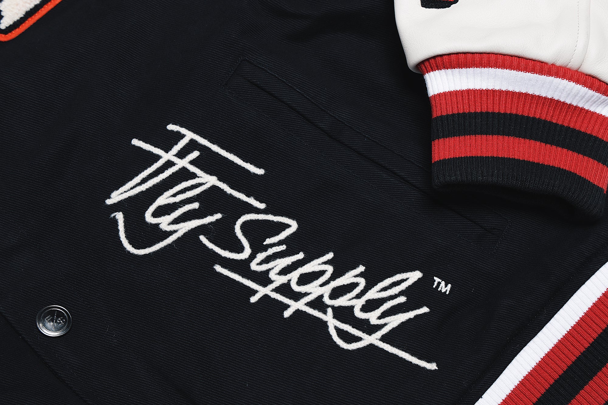Manifest Varsity Jacket (Black) - Aaria Tees Aaria Tees