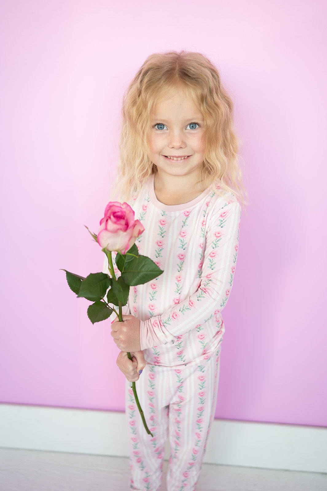 La Vie En Rose (Long Sleeve PJ) - Aaria Tees Aaria Tees